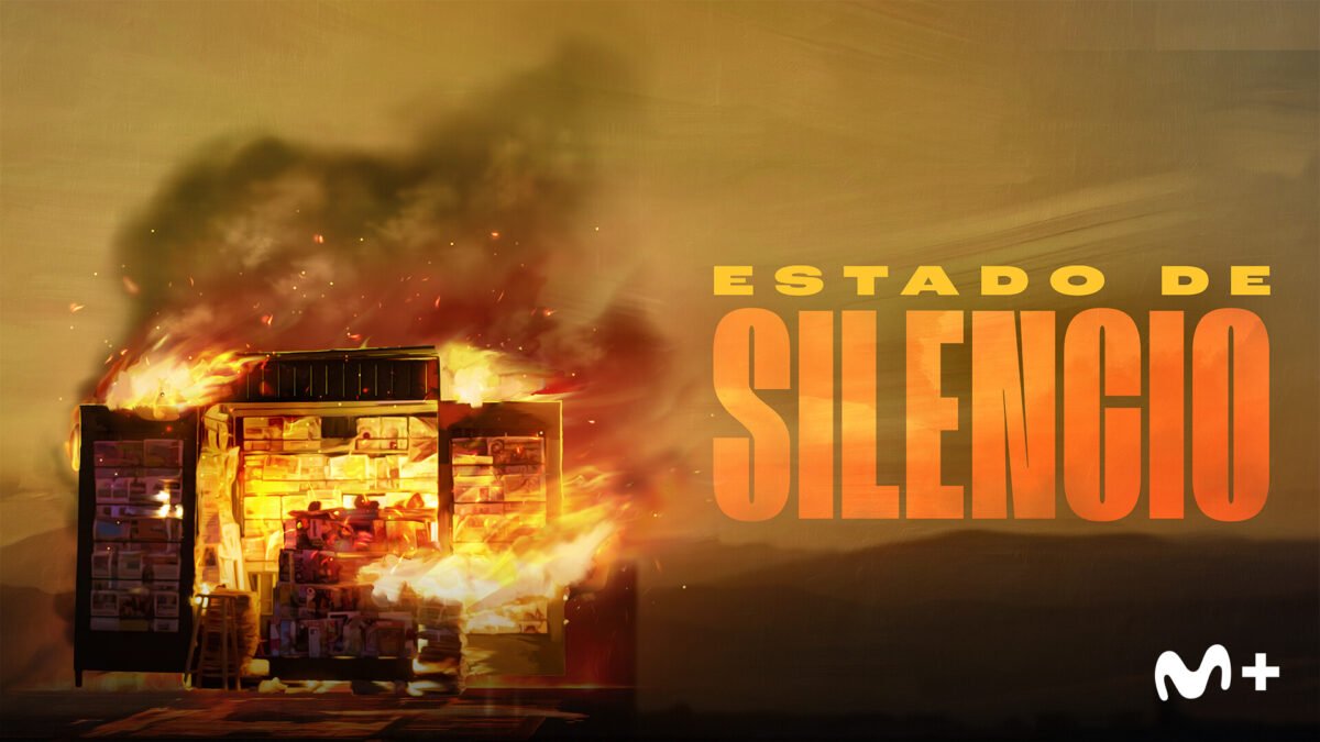 Imagen que muestra el cartel del nuevo documental Estado de Silencio que se estrenará en Movistar Plus+