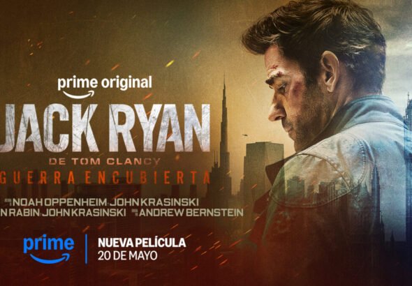 Poster oficial de la película Jack Ryan, de Tom Clancy: Guerra encubierta que se estrenará en Prime Video