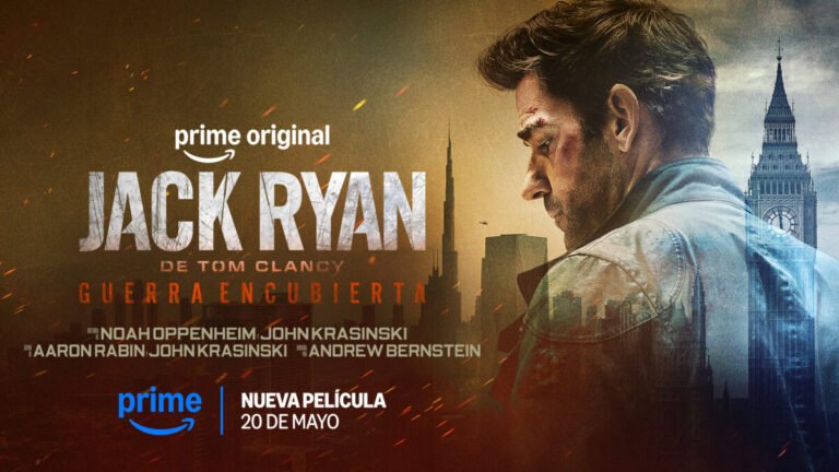 Poster oficial de la película Jack Ryan, de Tom Clancy: Guerra encubierta que se estrenará en Prime Video