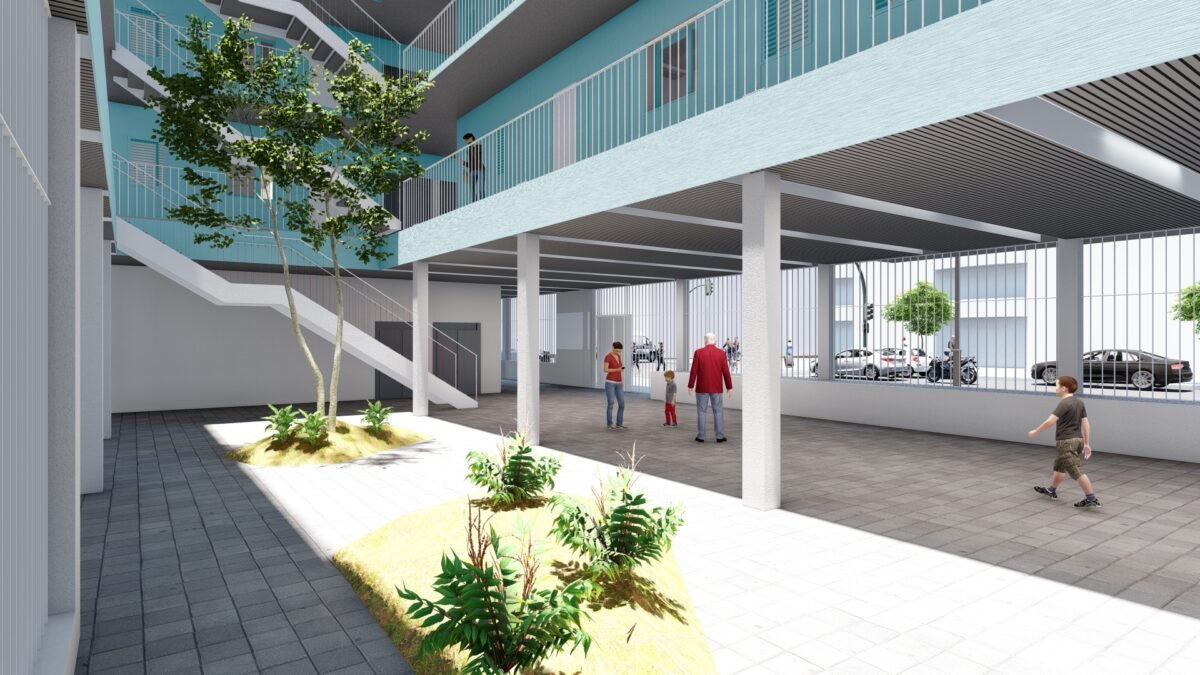 Imagen del proyecto de construcción de nueva vivienda asequible Valencia