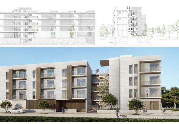 Imagen del proyecto de edificación de vivienda de alquiler asequible en Utiel gestionado por CASA47