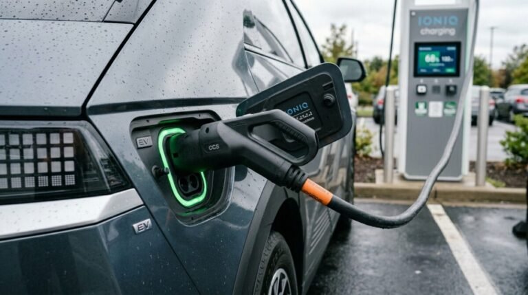 Coche eléctrico que ha recibido ayudas Plan Cambia 360 en Madrid
