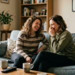 Imagen de dos personas que comparten piso