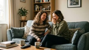 Compartir piso con amigos iguala tu microbiota Imagen de dos personas que comparten piso