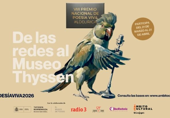 Cartel principal del Premio Nacional de Poesía Viva