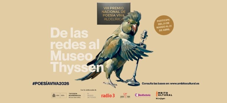 Cartel principal del Premio Nacional de Poesía Viva