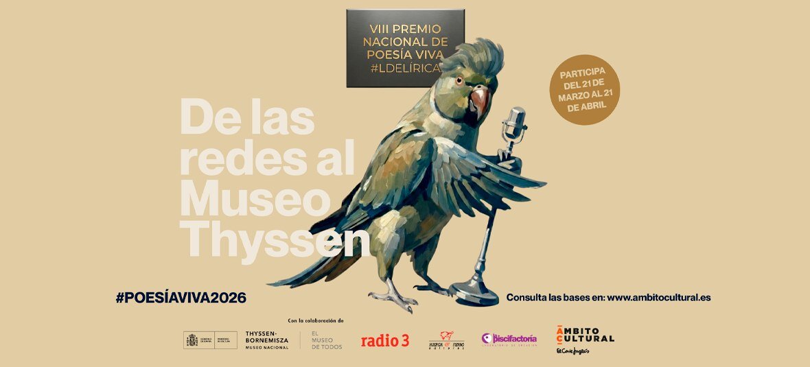 Cartel principal del Premio Nacional de Poesía Viva
