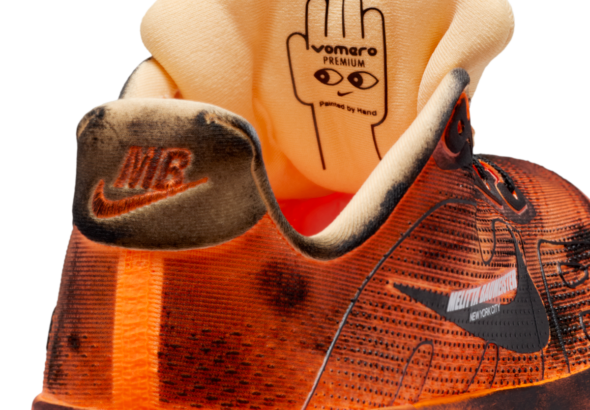 Interior de las nuevas zapatillas de Nike y Melitta Baumeister Pegasus