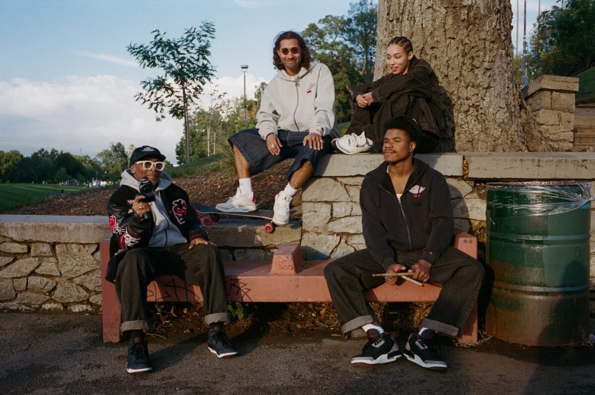 ¿Qué sucede cuando el denim más icónico del mundo se fusiona con la leyenda del baloncesto? Imagen de la colaboración de nike con levis para la colección.