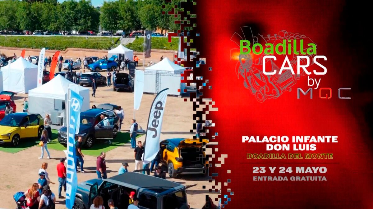 Cartel oficial de MQC Boadilla Cars de 2026 que se celebra en el Palacio del Infante Don Luis de Boadilla