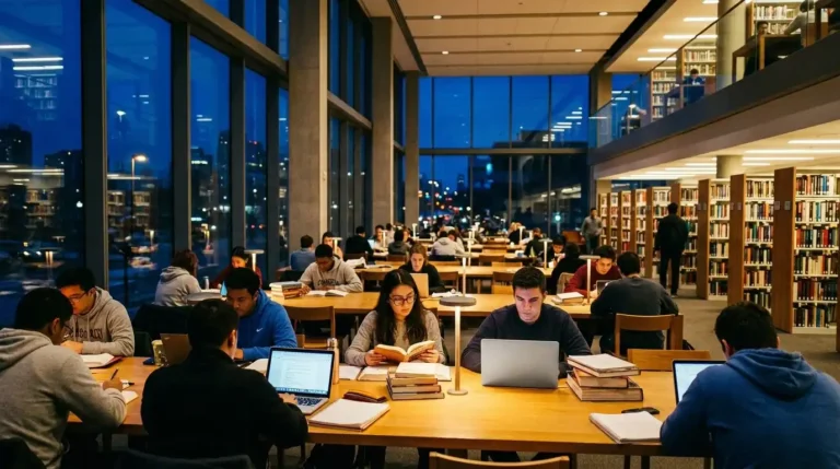 Recreación digital de una de las bibliotecas de Valencia que abrirán las 24 horas para los exámenes de 2026