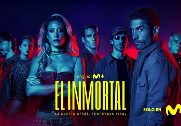 Cartel oficial del desenlace de la serie El Inmortal de Movistar Plus