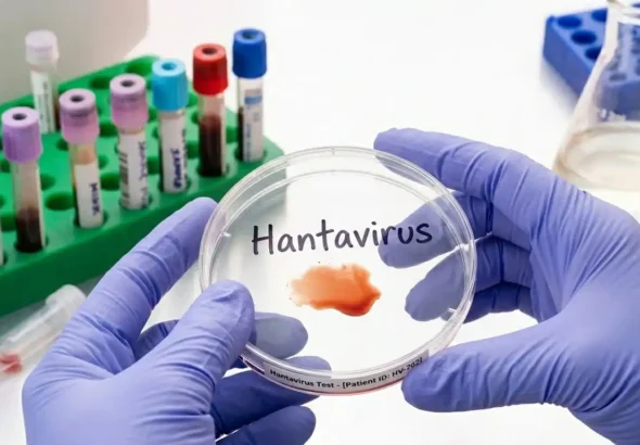 Imagen que muestra una placa de petri para secuenciar el genoma de hantavirus