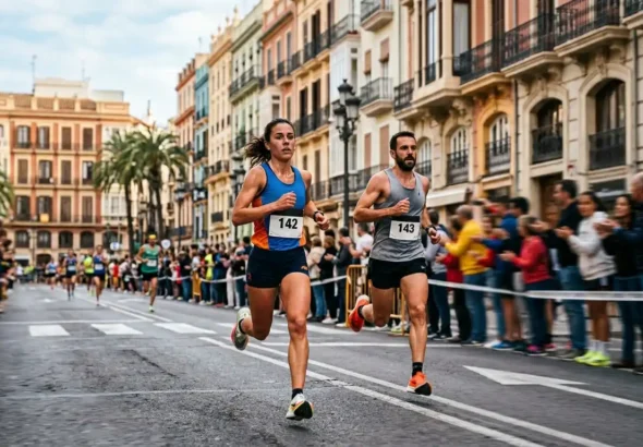 Recreación digital de la Carrera Redolat en Valencia 2026.