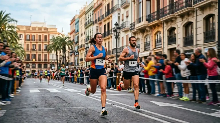 Recreación digital de la Carrera Redolat en Valencia 2026.