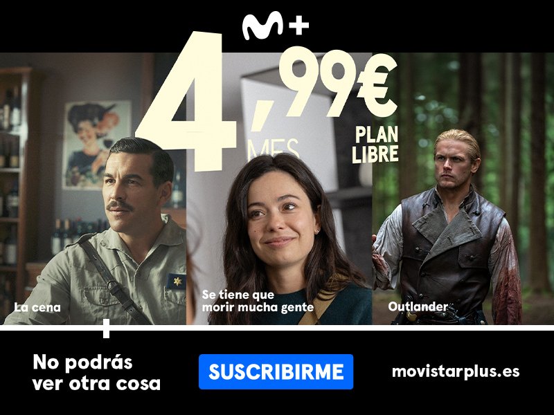 Cartel oficial del nuevo plan libre:cine y series de movistar plus+