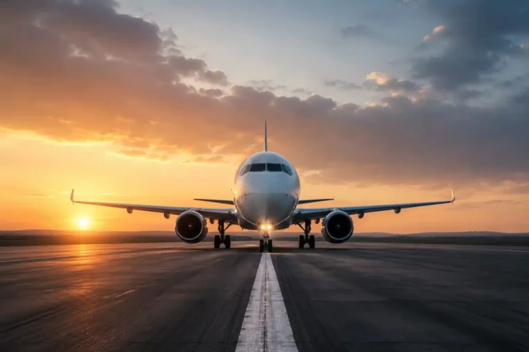 Recreación digital del despegue de un avión de Plus Ultra