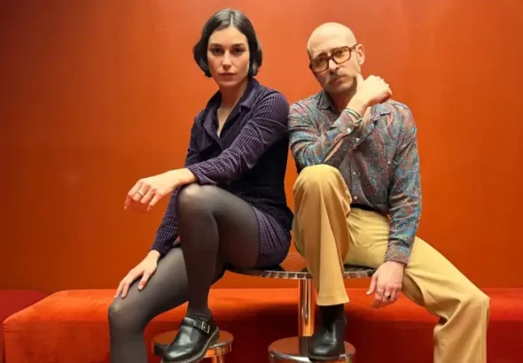 'Espada' y 'JotaPop' en una imagen de estudio para actuar en San Isidro 2026