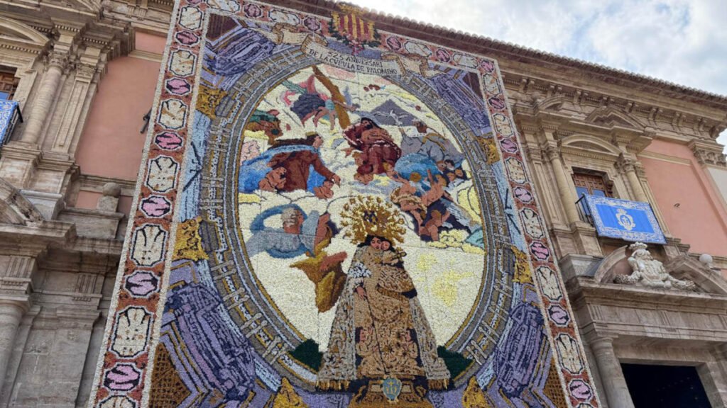 El traslado de la Mare de Déu cambia su ruta: así queda el mapa Imagen que muestra el Tapis de la Mare de Déu