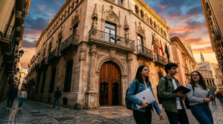 Imagen de unos jóvenes emprendedores en Valencia con la convocatoria del Ayuntamiento y Lo Rat Penat