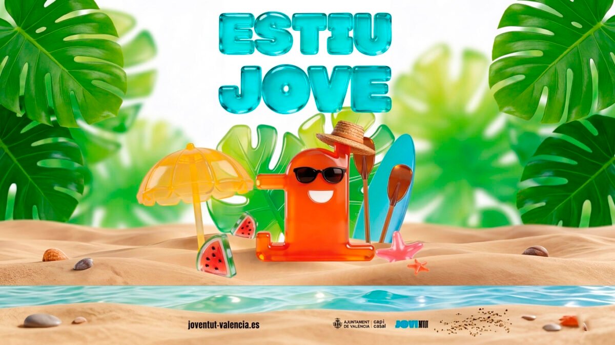 Cartel oficial del nuevo plan de Verano Joven 2026 del Ayuntamiento de Valencia