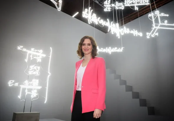 Imagen que muestra a Isabel Díaz Ayuso presidenta de Madrid para ilustrar el nuevo plan de alquiler precio asequible
