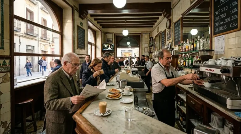 Imagen que muestra un bar con ayudas al comercio en Madrid en 2026