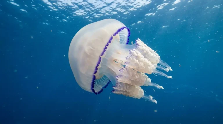 Imagen de una medusa que podría aportar colágeno a la ciencia
