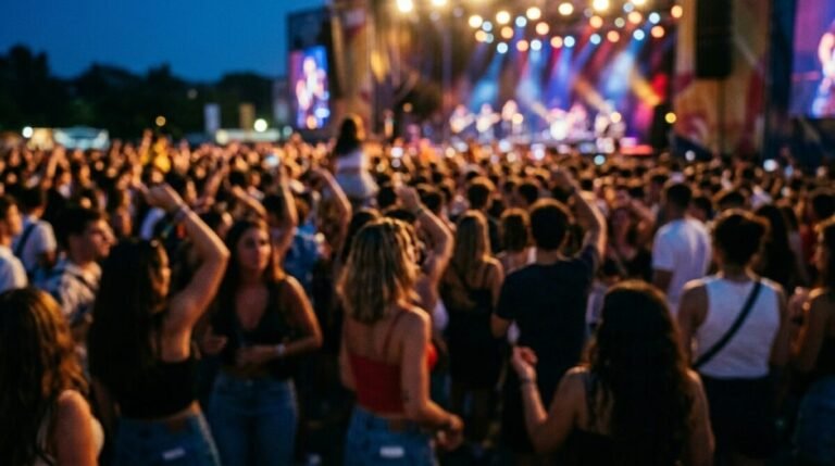 Recreación digital de unos de los conciertos gratis de San Isidro en Madrid 2026