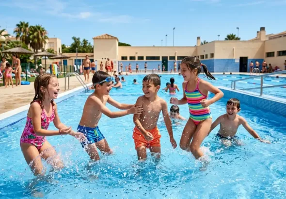 Imagen de una de las escuelas deportivas de Valencia este verano 2026