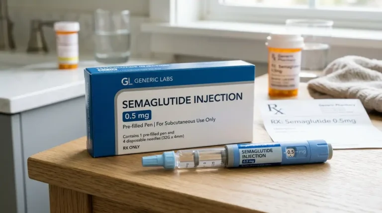 Imagen que muestra un medicamento genérico del Ozempic tras la apertura de la patente