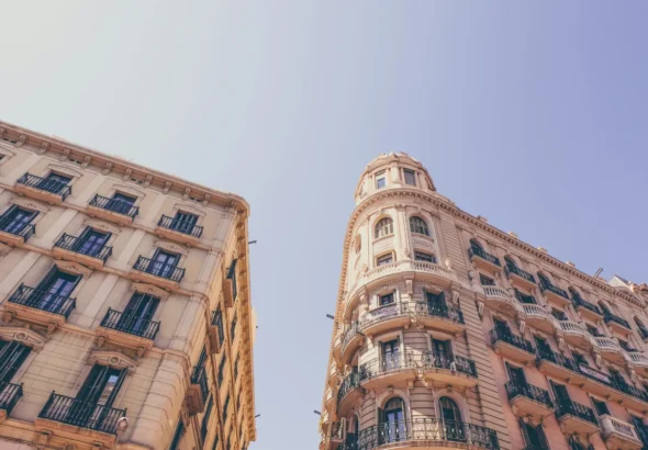 Imagen que muestra una finca de alquiler en Barcelona