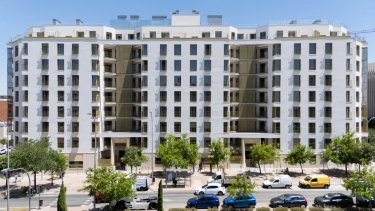 Imagen que muestra la promoción Vallecas 62 de vivienda asequible en Madrid