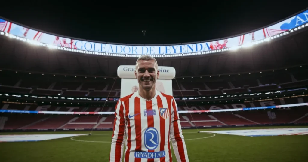 ¿Por qué nos hizo llorar el adiós de Griezmann? Las entrañas de un documental que muerde el corazón atlético Imagen que muestra a Antoine Griezmann en el estadio del Atlético de Madrid