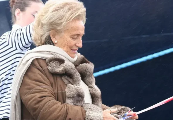 Imagen de archivo de Bernadette Chirac la esposa del expresidente francés Jacques Chirac