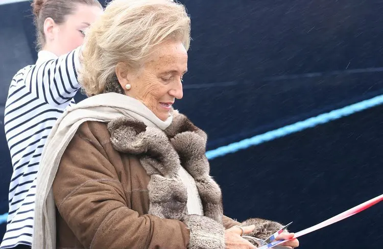 Imagen de archivo de Bernadette Chirac la esposa del expresidente francés Jacques Chirac