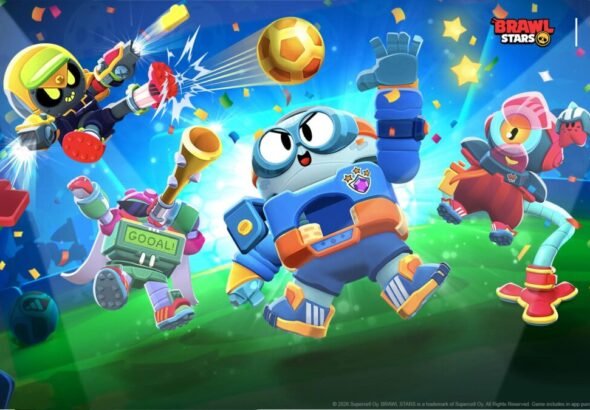Imagen que muestra detalles de la nueva colección de Brawl Stars y adidas
