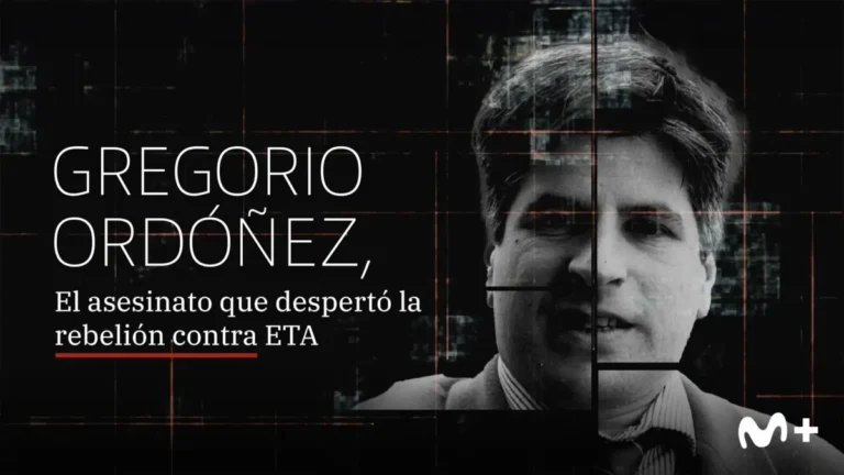 Imagen del cartel oficial del documental de Gregorio Ordoñez en Movistar Plus
