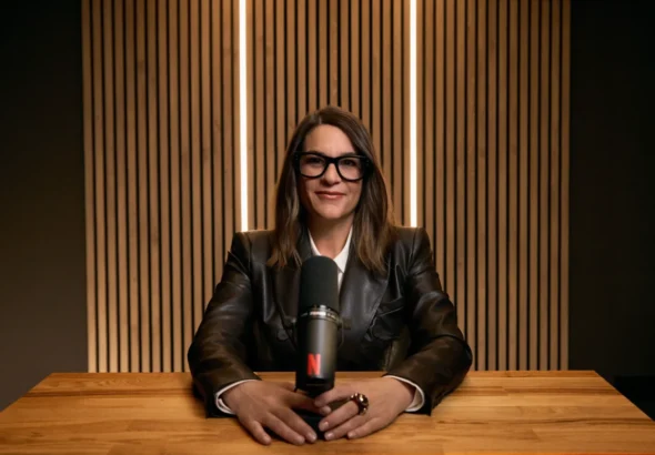 Clara Tíscar, en una imagen de la nueva seríe Criminopatía que se estrenará en Netflix