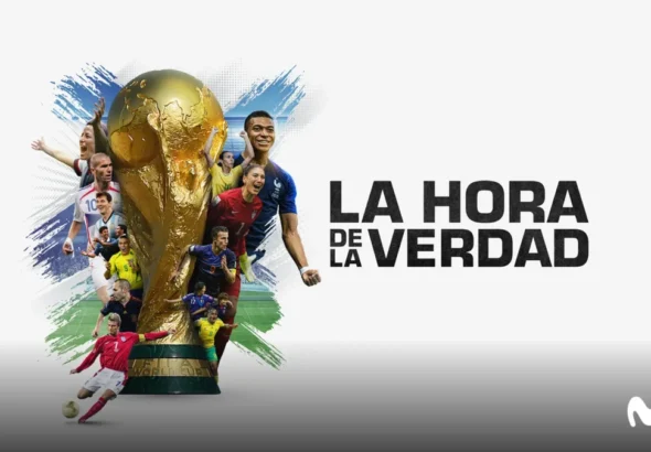 Cartel oficial del documental que estrena Movistar Plus sobre la Copa Mundial de fútbol