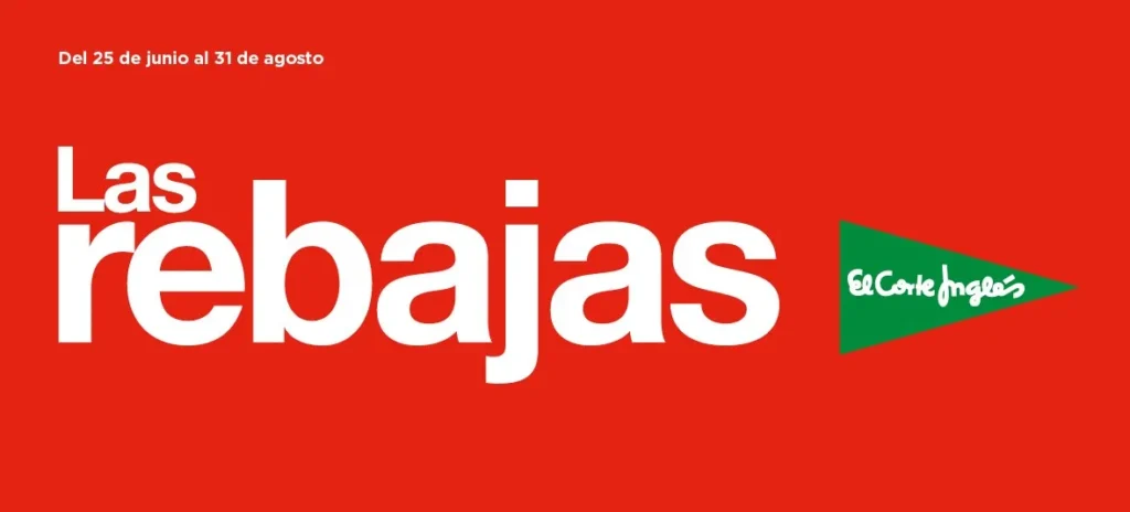 El Corte Inglés arranca sus rebajas con hasta un 50% de descuento Imagen que muestra el cartel de las rebajas de El Corte Inglés de verano de 2026