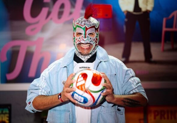 Una de las imágenes del evento de adidas para arrancar el mundial 2026