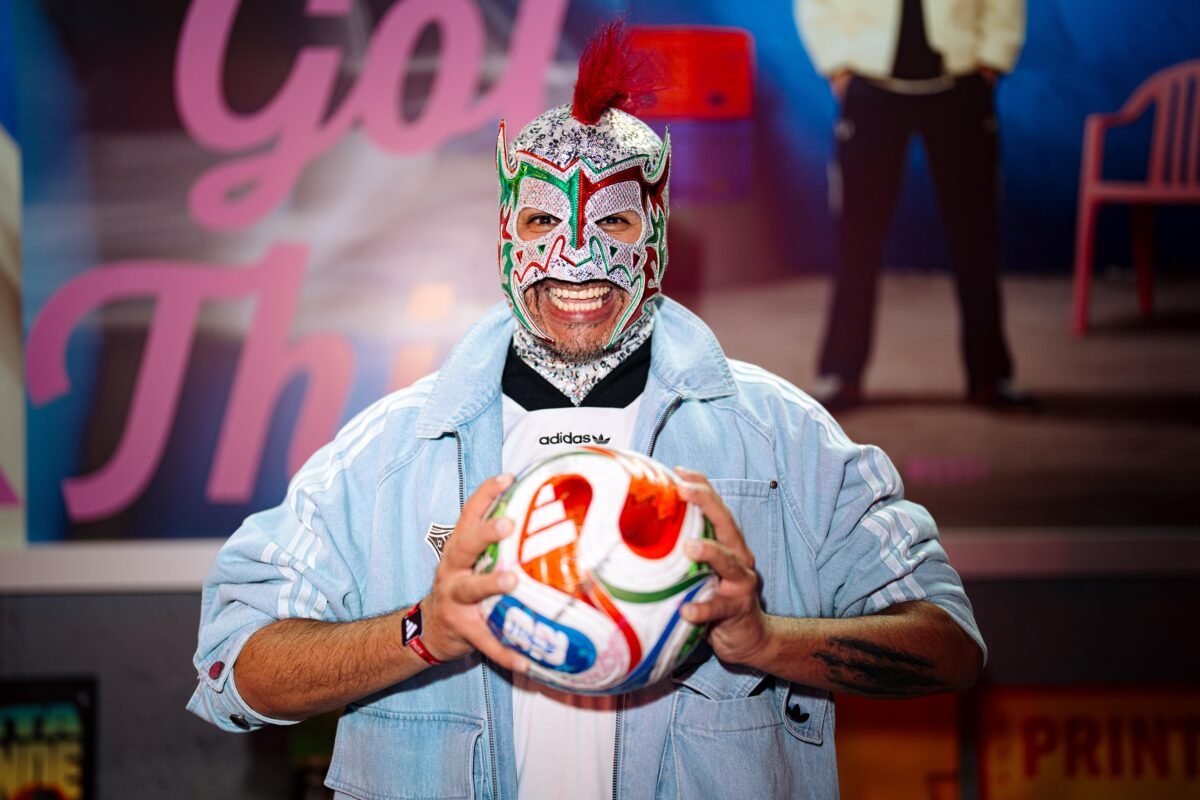 Una de las imágenes del evento de adidas para arrancar el mundial 2026