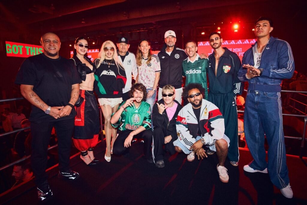 El arranque del Mundial que ha unido a leyendas de la música y el fútbol en el evento de adidas adidas en el evento para de inicio a la Copa Mundial 2026