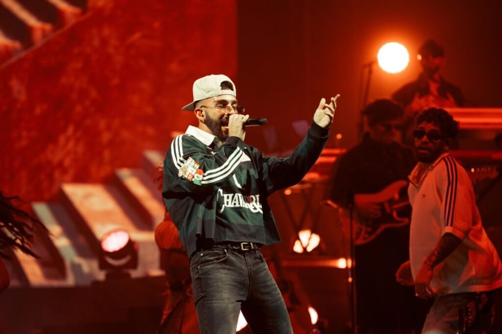 El arranque del Mundial que ha unido a leyendas de la música y el fútbol en el evento de adidas Manuel Turizo en el evento organizado por adidas