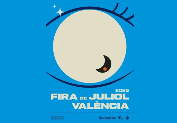 Imagen que muestra el Cartel oficial de LA FERIA DE JULIO VALENCIA