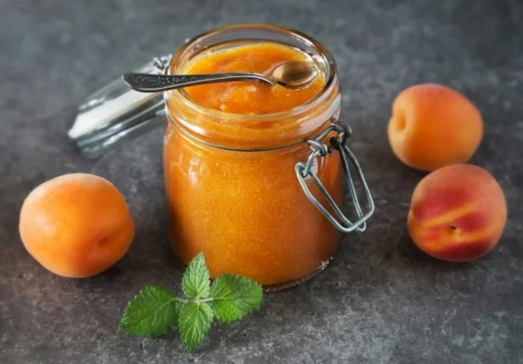 Imagen que muestra un tarro con fruta de bolsillo preparada