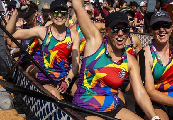 Imagen que muestra a deportistas de los Gay Games de Valencia