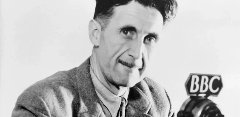 Imagen que muestra a Eric Arthur Blair, con seudónimo de George Orwell