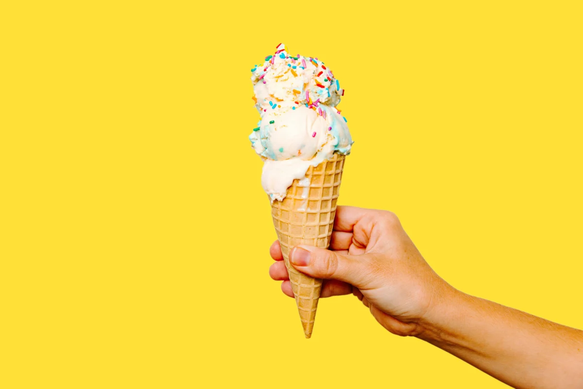 Imagen que muestra un helado de la agotada heladera Ninja en el Prime Day